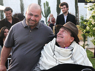 Real life Philippe and his good friend and former caretaker Abdel.