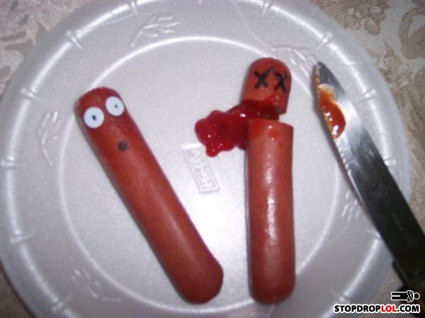 GM's food. look at the terror in those eyes.