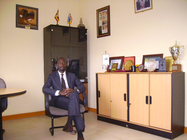 29 years old Rwakamba during his tenure as UNCC CEO.