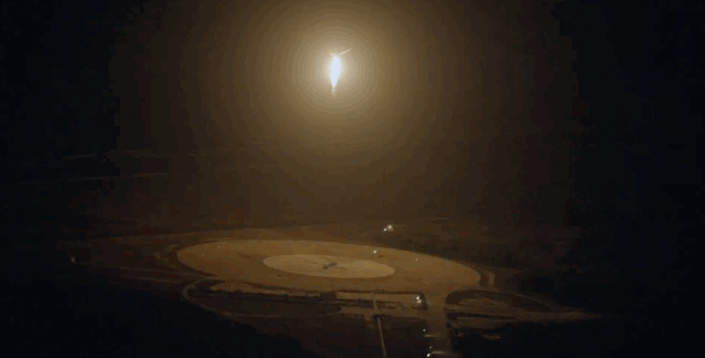 Successful landing of a SpaceX rocket in December.