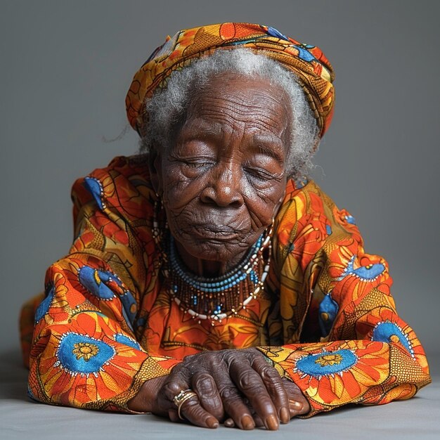 Mutesi lost in thoughts of her days of the past.