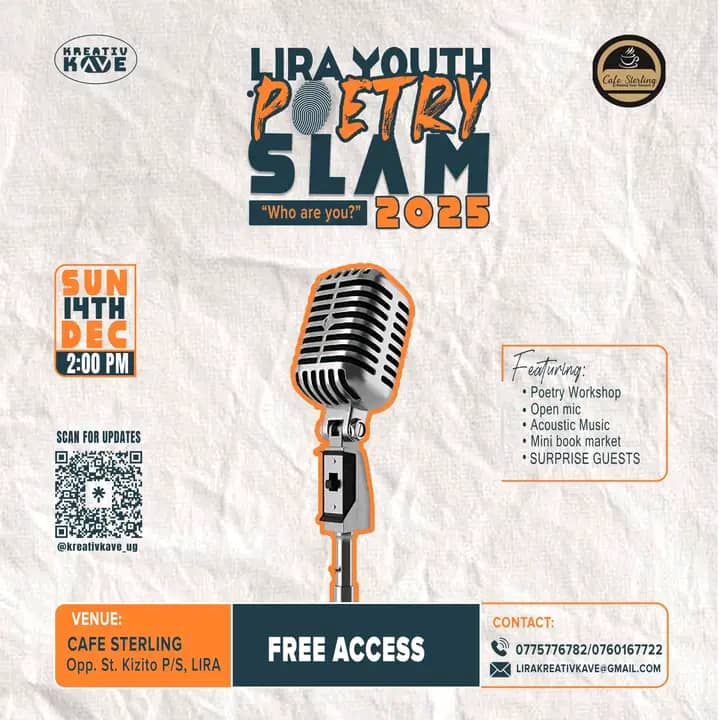 Lira Youth Poetry Slam 2025 Official Poster